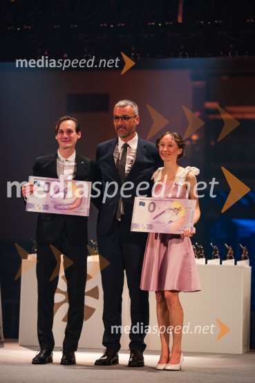  Domen Prevc, smučarski skakalec;  ... ;  Nika  Prevc, smučarska skakalkaVečer šampionov 2025, Smučarska zveza Slovenije