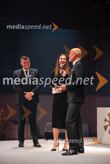  Janez Bijol,  direktor podjetja Bijol d.o.o., predsednik Zbora alpskih disciplin, Smučarska zveza Slovenije;  Andreja  Slokar, smučarka;  Peter Poles, televizijski voditeljVečer šampionov 2025, Smučarska zveza Slovenije