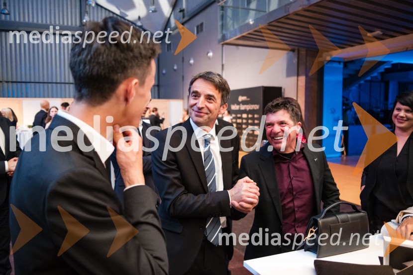  ... ; dr. Franci Petek, nekdanji smučarski skakalec in nekdanji direktor SZS;  ... ;  ... Večer šampionov 2025, Smučarska zveza Slovenije