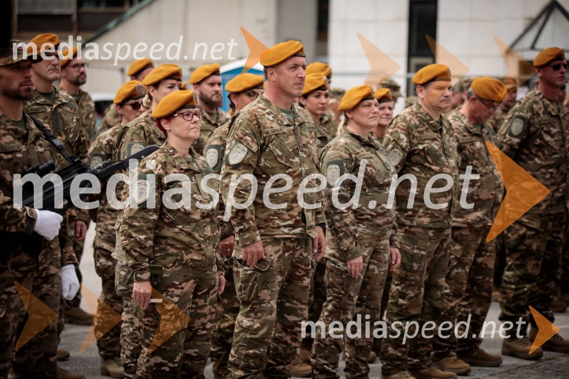 V Kranju odkrili spominsko obeležje ob 35. obletnici premestitve orožja Teritorialne obrambe