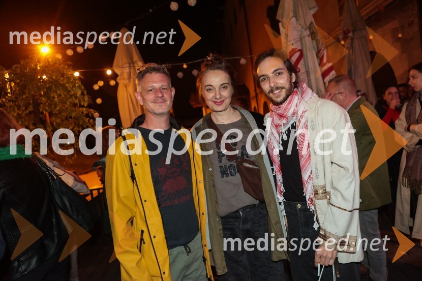  Tibor Mihelič Syed, direktor, Kino Šiška;  Dragana Alfirević, koreografinja;  Bor Ravbar, režiserInkubator, premiera v SMG Ljubljana