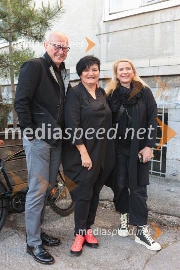  Marko Zorko;  Mojca Jan Zoran, vodja sektorja za umetnost, Ministrstvo za kulturo;  Tatjana Doma, dramaturginja SLG CeljeInkubator, premiera v SMG Ljubljana