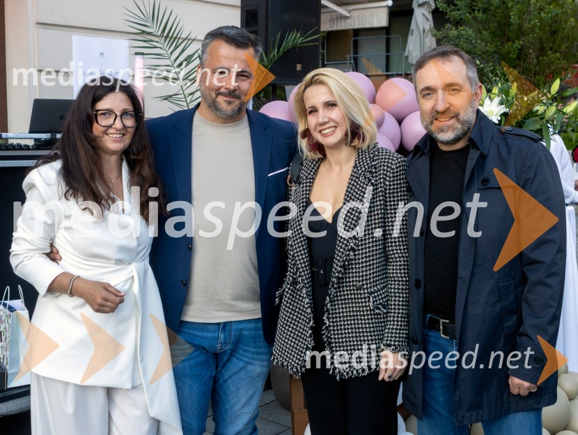  Devana Blakaj, Lokal Nana;  Miha Hrobat, alpski smučar;  Natalija Cvetko, Mediaspeed d.o.o.;  Borut  Cvetko, kreativni direktor, Mediaspeed d.o.o.10 let Nane, priljubljene kavarne in bistroja v Mariboru