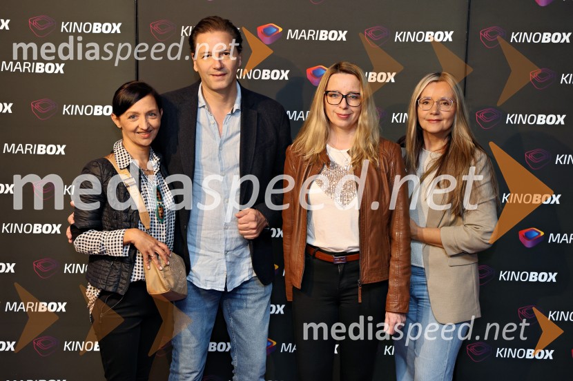  Jagoda Đorđević, PR Maribox;  Stipe Jerić, direktor Maribox;  Ksenija Arzenšek, pomočnica direktorja MARIBOX;  ... Misija nemogoče, premiera kultne akcije, Maribox