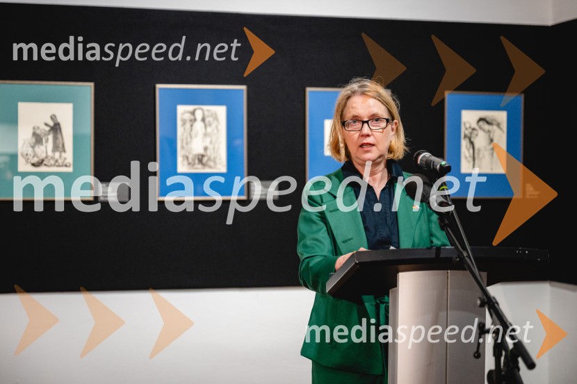  Sylvia Groneick, nemška veleposlanica v SlovenijiLikovni velikani na lendavskem gradu: Salvador Dalí & Otto Dix, odprtje razstave