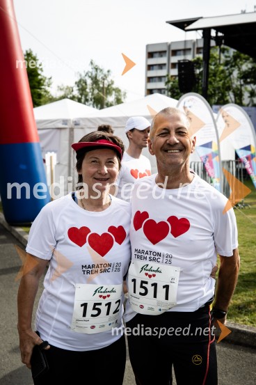  Lilijana  Bezjak;  Miloš  Stankovič43. Maraton Treh src