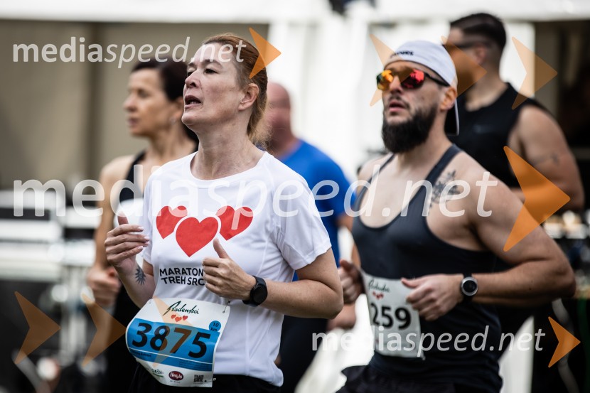  Katarina  Bohnec;  Marko  Flegar43. Maraton Treh src