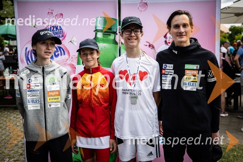  Nika  Prevc, smučarska skakalka;  Domen Prevc, smučarski skakalec43. Maraton Treh src