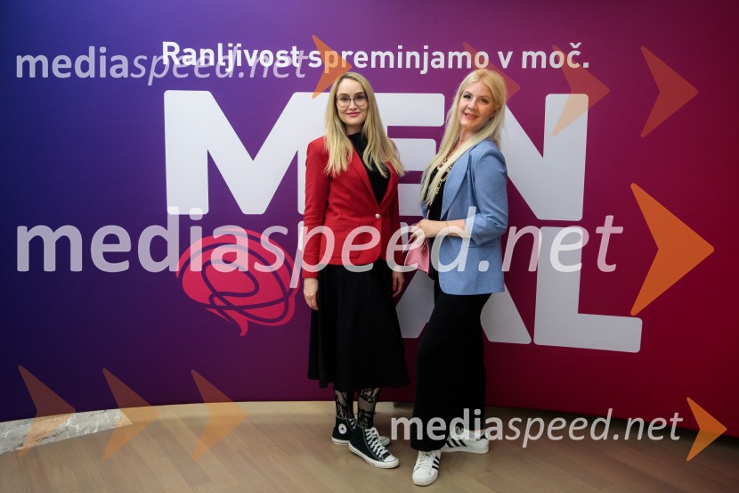  Maja Čander, kreativna direktorica in prokuristka, Kreativna baza;  Hana Souček Martinc, medijska menadžerka, Kreativna baza1. Slovenska MEN-TAL konferenca