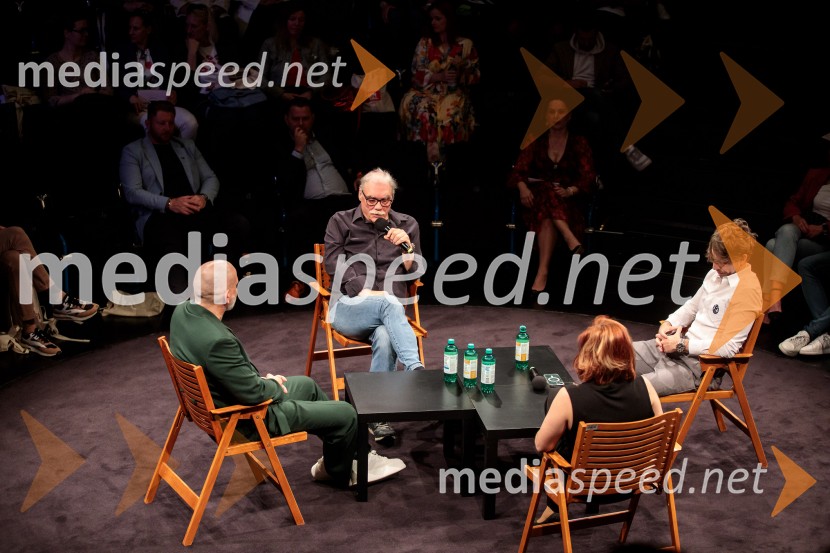  Marko  Podgornik Verdev, direktor Mikro+Polo d.o.o.;  Boris Kobal, režiser, igralec;  Maja Monrue, pisateljica in producentka;  Aljoša Bagola, kreativni direktor, kolumnist, predavatelj in knjižni avtor1. Slovenska MEN-TAL konferenca