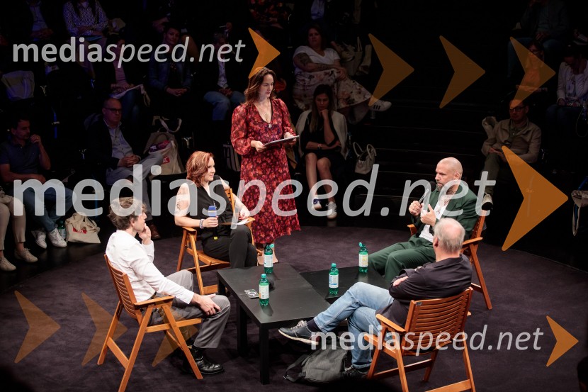  Aljoša Bagola, kreativni direktor, kolumnist, predavatelj in knjižni avtor;  Maja Monrue, pisateljica in producentka;  ... ;  Boris Kobal, režiser, igralec;  Marko  Podgornik Verdev, direktor Mikro+Polo d.o.o.1. Slovenska MEN-TAL konferenca