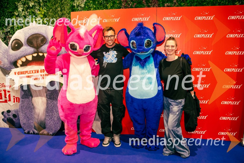  Boštjan Meglič, glasbenik, član skupine Siddharta;  Teja Britovšek, Lepa soseda 2011Lili in Žverca, premiera filma v Cineplexx Ljubljana