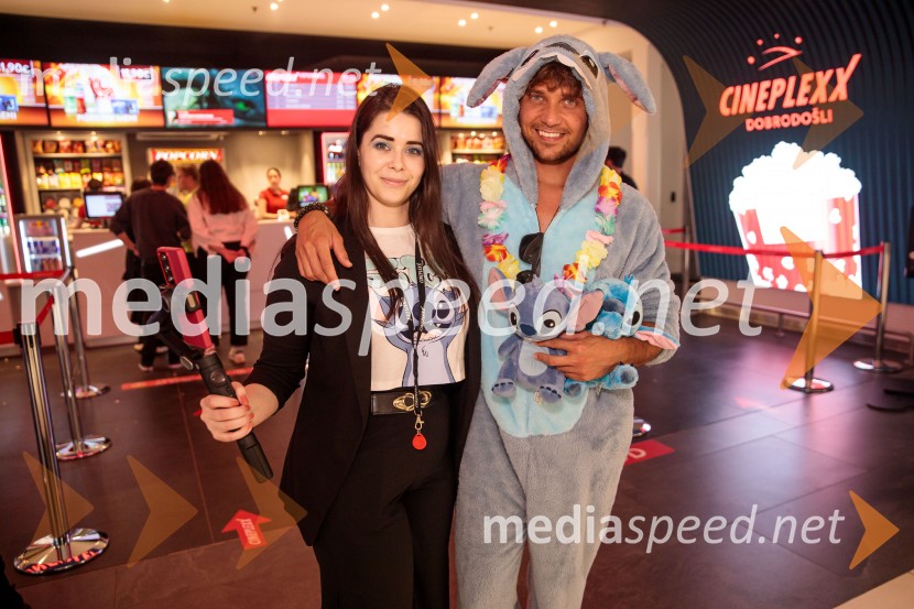  Simona Bračun Rok, Cineplexx;  Matic  Gaiser, cosplayer, costumerLili in Žverca, premiera filma v Cineplexx Ljubljana