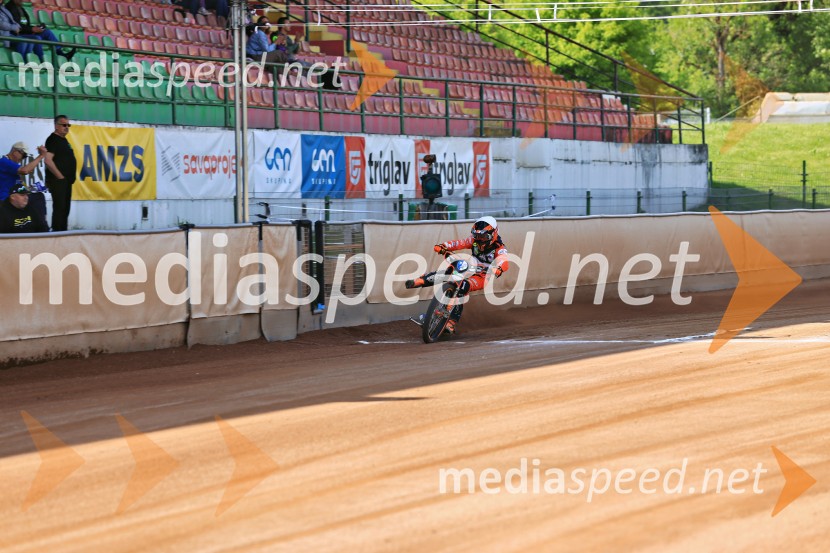  Sven Cerjak, speedwayist, SlovenijaSven Cerjak osvojil drugo mesto, Speedway SGP3 Polfinale 1