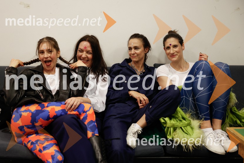  Anja Novak, igralka;  Tamara Avguštin, igralka;  Katarina Stegnar, igralka;  Miranda  Trnjanin, igralka55. člen, premiera drame v Slovenskem mladinskem gledališču