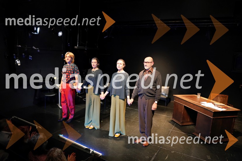  Voranc Mandić, igralec;  Gaja Višnar, igralka;  Maruša Oblak, igralka;  Boris  Ostan, igralecHannah Arendt (Ne)človeško stanje, premiera, Mini teater