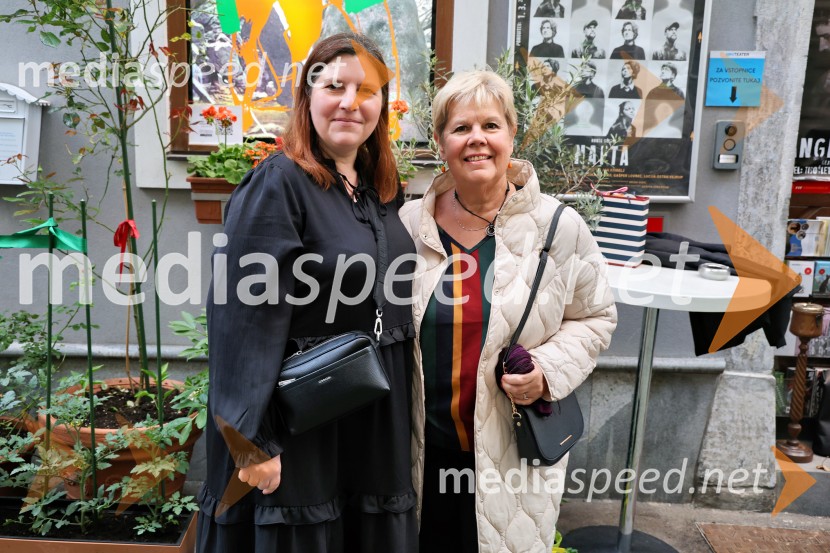  Teja Pelko, novinarka;  Irena  Butoln, germanistkaHannah Arendt (Ne)človeško stanje, premiera, Mini teater