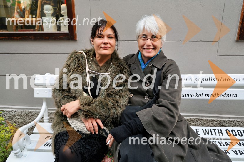  Pia Zemljič, igralka;  Ljubica   Suna Čehovin, oblikovalka in kostumografinjaHannah Arendt (Ne)človeško stanje, premiera, Mini teater