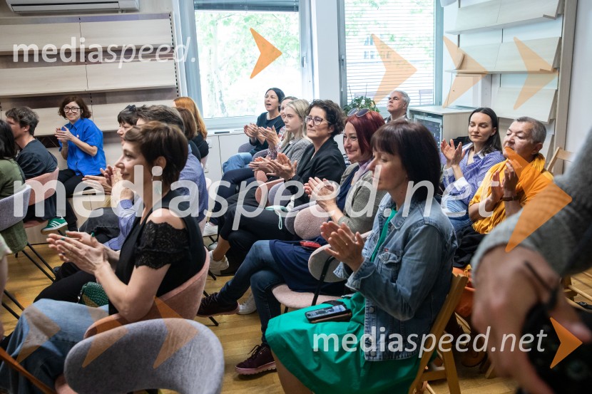 Razglasitev prejemnikov Levstikovih nagrad Mladinske knjige, novinarska konferenca