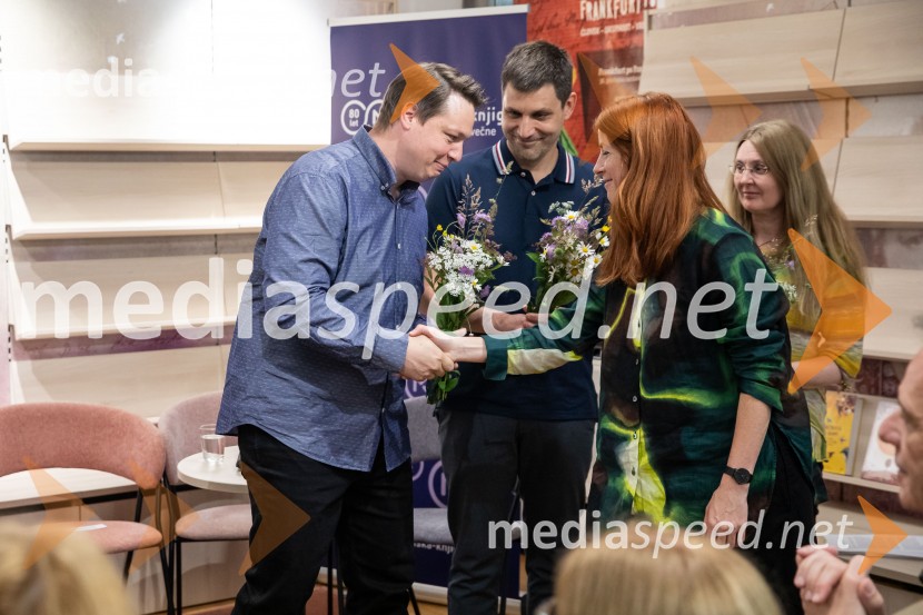 dr. Ambrož Kvartič, etnolog in folklorist, Oddelek za etnologijo in kulturno antropologijo, Filozofska fakulteta Univerze v Ljubljani;  Žiga Kosec, urednik revije Cicido, Mladinska knjiga;  ... Razglasitev prejemnikov Levstikovih nagrad Mladinske knjige, novinarska konferenca