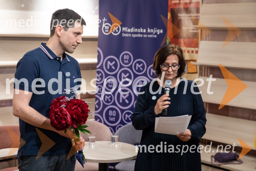  Žiga Kosec, urednik revije Cicido, Mladinska knjiga;  ... Razglasitev prejemnikov Levstikovih nagrad Mladinske knjige, novinarska konferenca