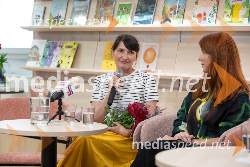  Maja Kastelic, ilustratorka;  ... Razglasitev prejemnikov Levstikovih nagrad Mladinske knjige, novinarska konferenca