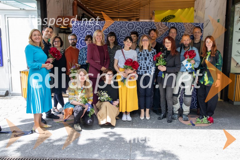 Razglasitev prejemnikov Levstikovih nagrad Mladinske knjige, novinarska konferenca