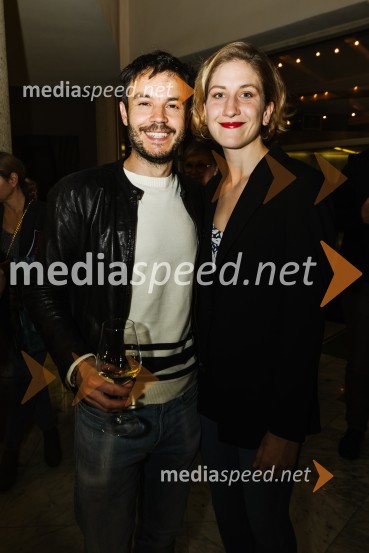  Francesco Borchi, igralec;  Ivana Percan Kodarin, igralkaAnhovo, premiera drame v SNG Nova Gorica