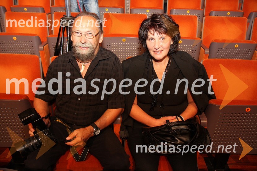 Vili Klemenčič, fotograf in soprogaMilan Pečovnik – Pidži, koncert ob 30. obletnici glasbenega ustvarjanja