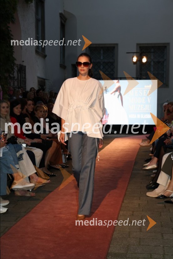 Mesec mode v muzeju, zaključna modna revija in 80's party