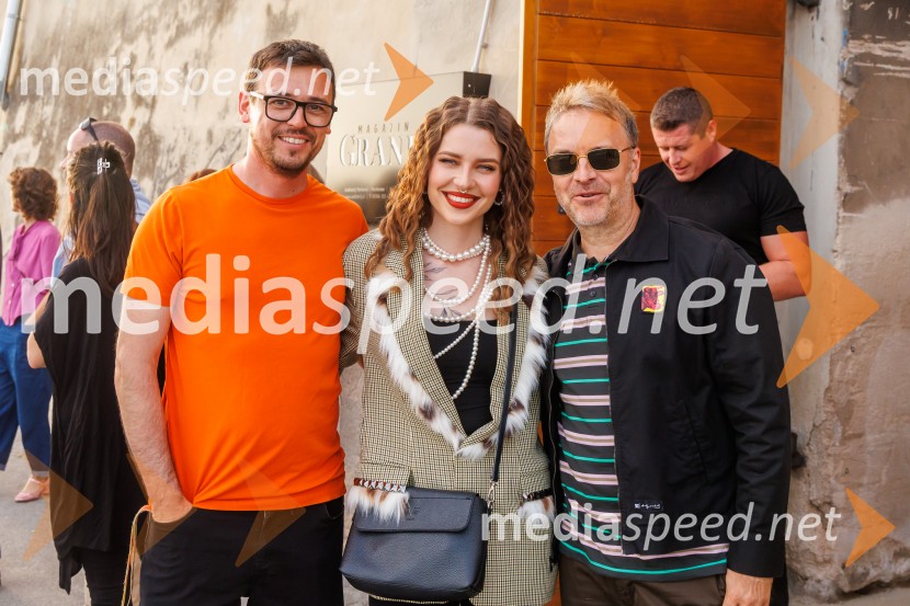  Boštjan Meglič, glasbenik, član skupine Siddharta;  Maja Keuc, pevka, Amaya;  Jani Hace, glasbenik, SiddhartaZlata piščal 2025, podelitev glasbenih nagrad