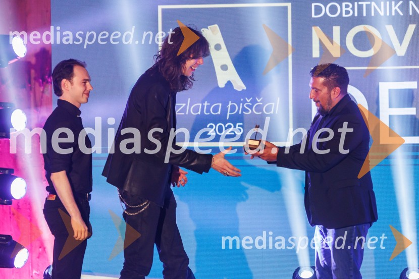  Luka Rener, Delta Riff band;  Tit Potecin, Delta Riff band;  ... Zlata piščal 2025, podelitev glasbenih nagrad