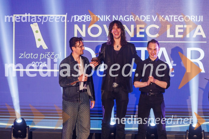  Tilen Lampret, Delta Riff band;  Tit Potecin, Delta Riff band;  Luka Rener, Delta Riff bandZlata piščal 2025, podelitev glasbenih nagrad