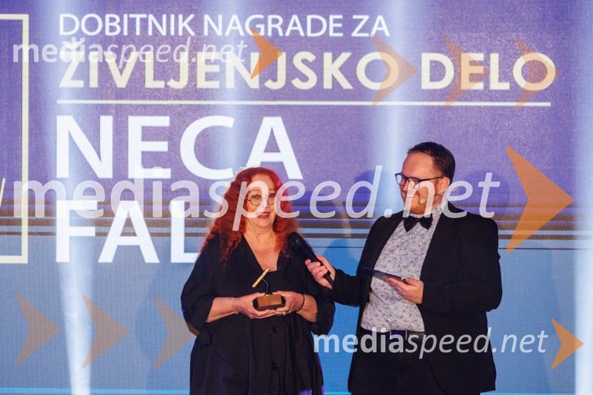  Neca Falk, pevka;  ... Zlata piščal 2025, podelitev glasbenih nagrad