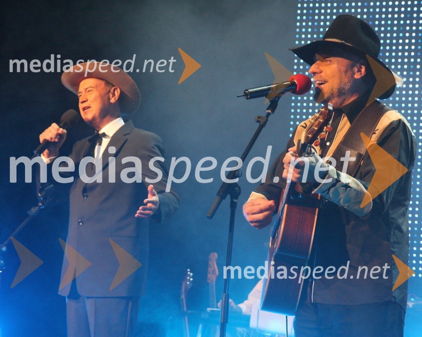 Rafko Irgolič, pevec in Milan Pečovnik - Pidži, pevecMilan Pečovnik – Pidži, koncert ob 30. obletnici glasbenega ustvarjanja