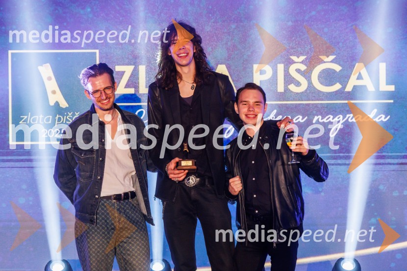  Tilen Lampret, Delta Riff band;  Tit Potecin, Delta Riff band;  Luka Rener, Delta Riff bandZlata piščal 2025, podelitev glasbenih nagrad