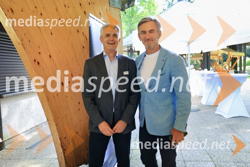  Matjaž Merkan, kadrovske storitve d.o.o.;  Marko Lukić, lastnik in direktor družbe Lumar IGMQ konferenca 2025: Nadarjeni za uspeh