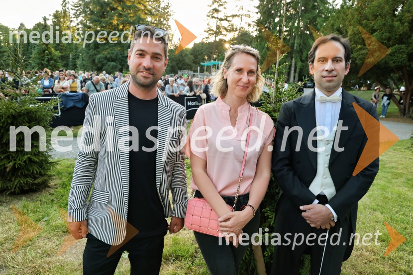  Mitja Špes, Factumevent;  Mateja Kožuh, producentka in joga učiteljica MS7;  Simon Krečič, umetniški direktor Opere SNG Maribor10. Operna noč v Mestnem parku 2025