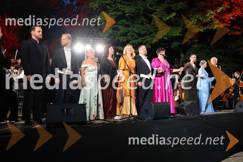  Žiga Lakner, pevec;  Martin Sušnik, operni solist;  Petya Ivanova, operna solistka;  Irena  Petkova, operna pevka;  Andreja Zakonjšek Krt, sopranistka;  Jaki Jurgec, operni solist;  Rebeka Lokar, operna pevka;  Valentina Čuden, operna pevka;  Sabina  Cvilak, operna pevka;  Željko Lučić, operni pevec10. Operna noč v Mestnem parku 2025