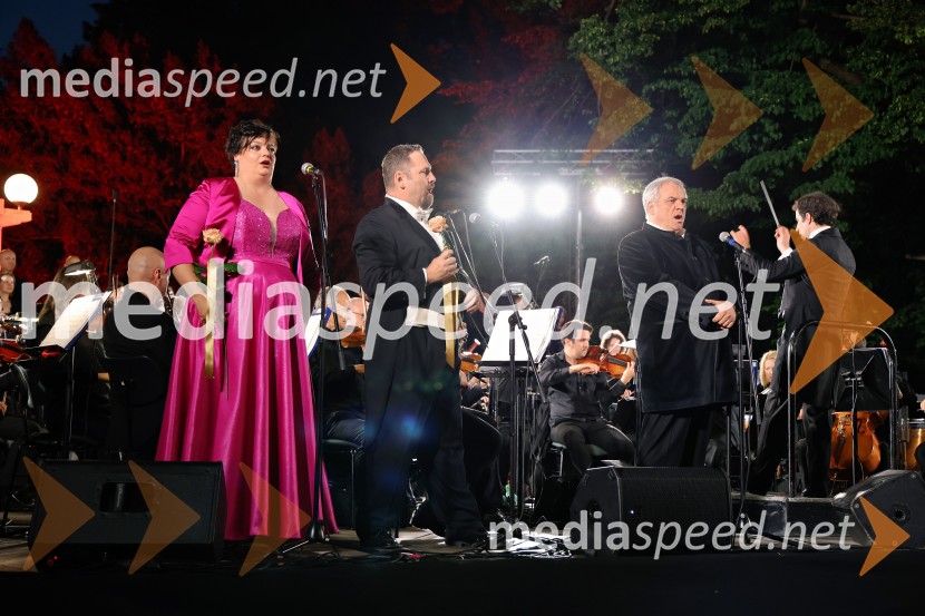  Rebeka Lokar, operna pevka;  Jaki Jurgec, operni solist;  Željko Lučić, operni pevec10. Operna noč v Mestnem parku 2025