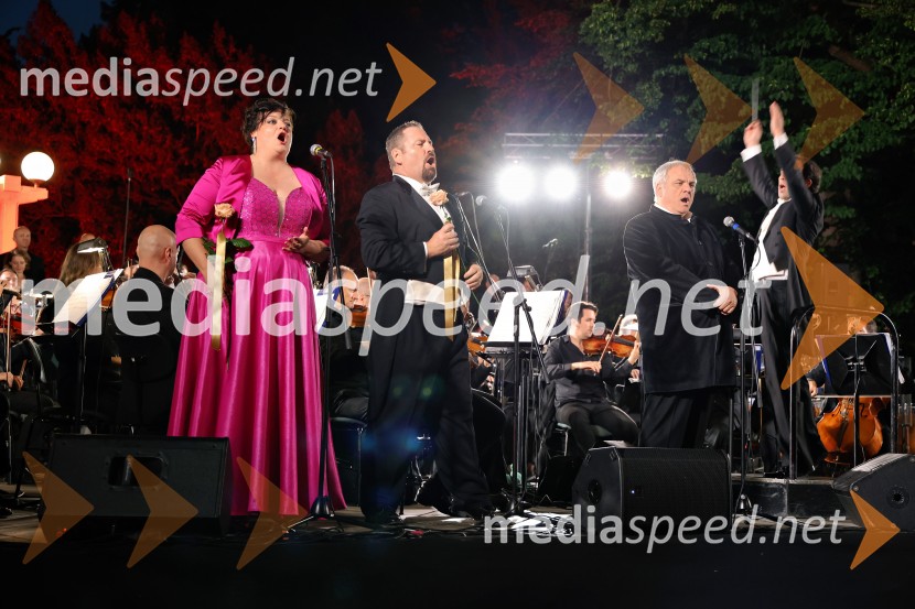  Rebeka Lokar, operna pevka;  Jaki Jurgec, operni solist;  Željko Lučić, operni pevec10. Operna noč v Mestnem parku 2025