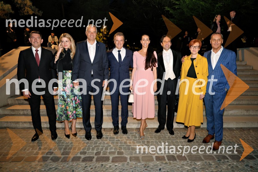 dr. Aleš Musar, lastnik Ruske dače;  ... ;  Aleksander Saša Arsenovič, župan, Mestna občina Maribor;  ... ;  Danilo Rošker, direktor SNG Maribor10. Operna noč v Mestnem parku 2025