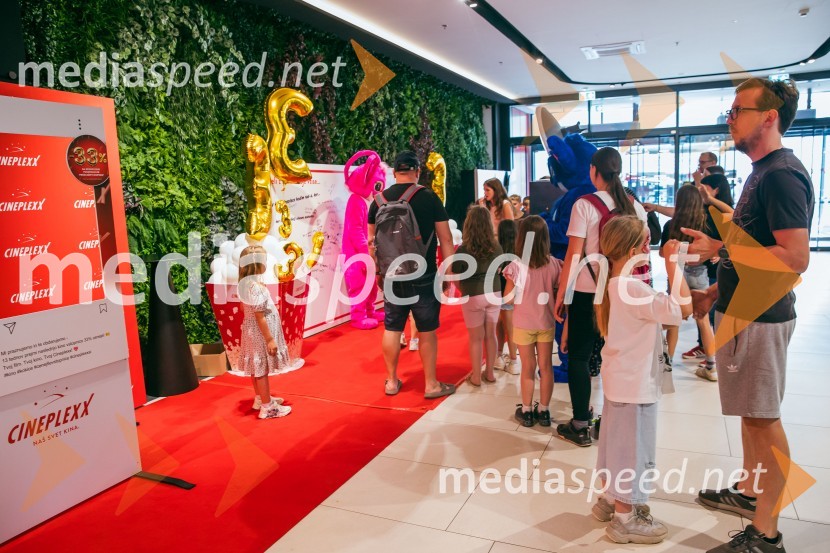 Cineplexx Ljubljana praznoval 3. rojstni dan