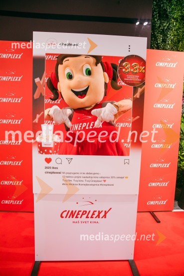 Cineplexx Ljubljana praznoval 3. rojstni dan