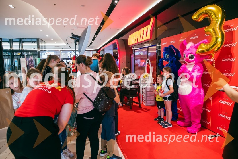 Cineplexx Ljubljana praznoval 3. rojstni dan