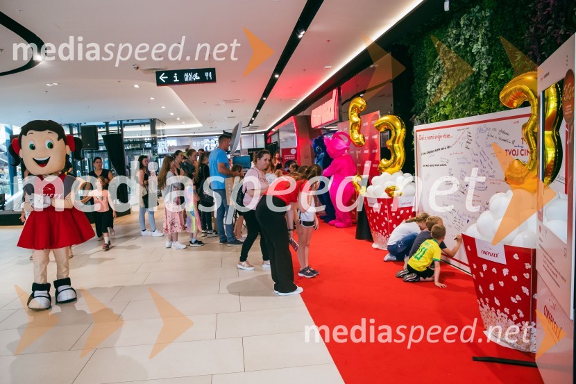 Cineplexx Ljubljana praznoval 3. rojstni dan