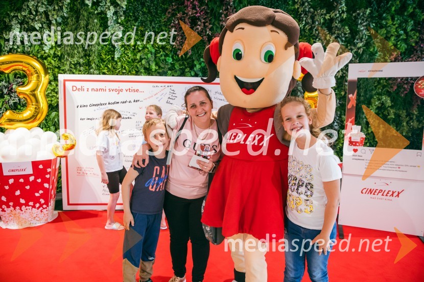 Cineplexx Ljubljana praznoval 3. rojstni dan