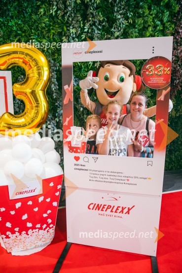 Cineplexx Ljubljana praznoval 3. rojstni dan