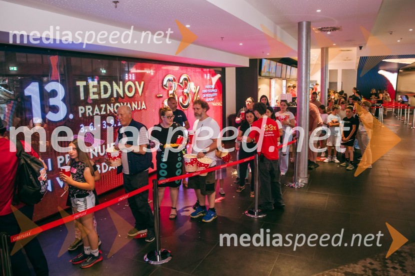 Cineplexx Ljubljana praznoval 3. rojstni dan