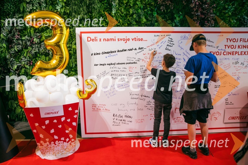 Cineplexx Ljubljana praznoval 3. rojstni dan